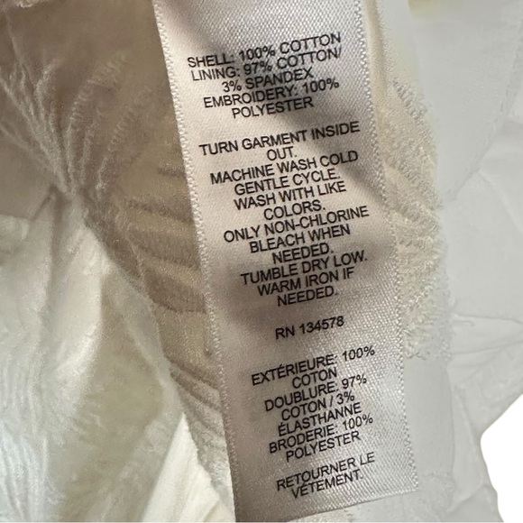 VINEYARD VINES Tasseled Embroidered Palm Tunic Shift Dress - Picture 8 of 11